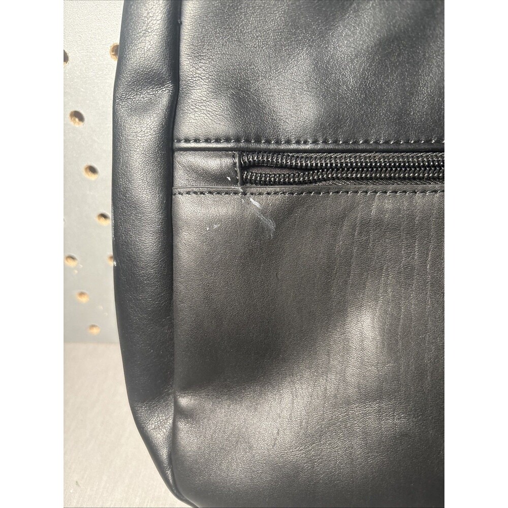 Giani Bernini Napa Leather Hobo Handbag Black Womens Purse Zip Up NOT USED - Picture 6 of 11